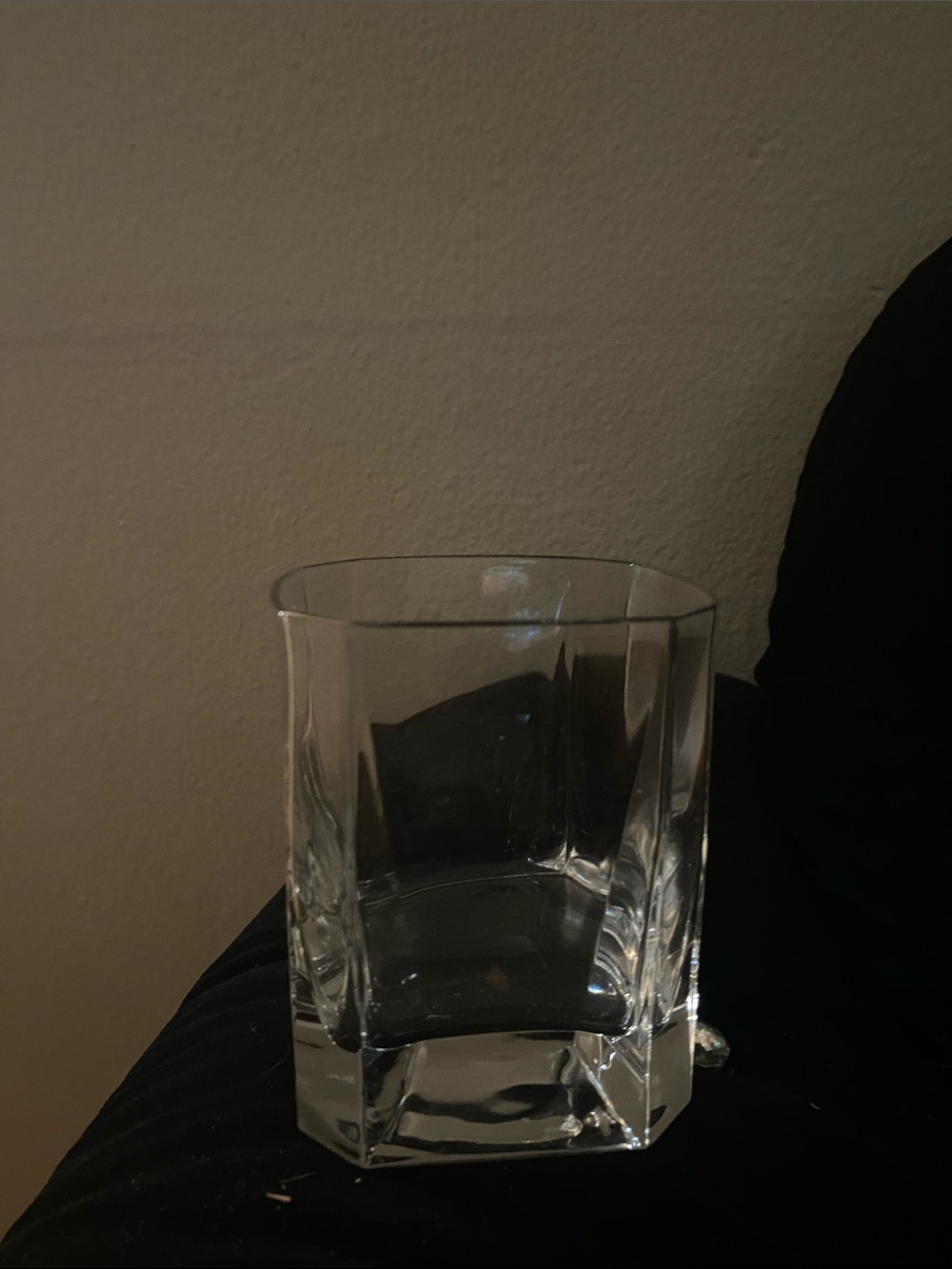 Clear Glass Hexagonal Vase - Home Accents